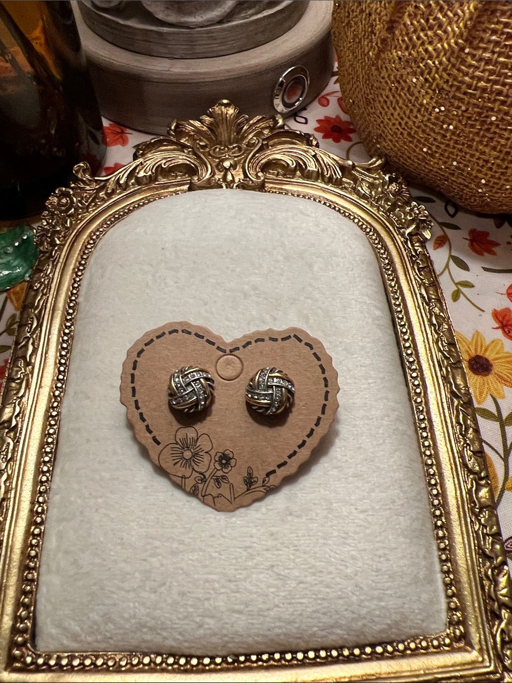 Brighton “Tres Twist” Stud Earrings in Gold and Silver
